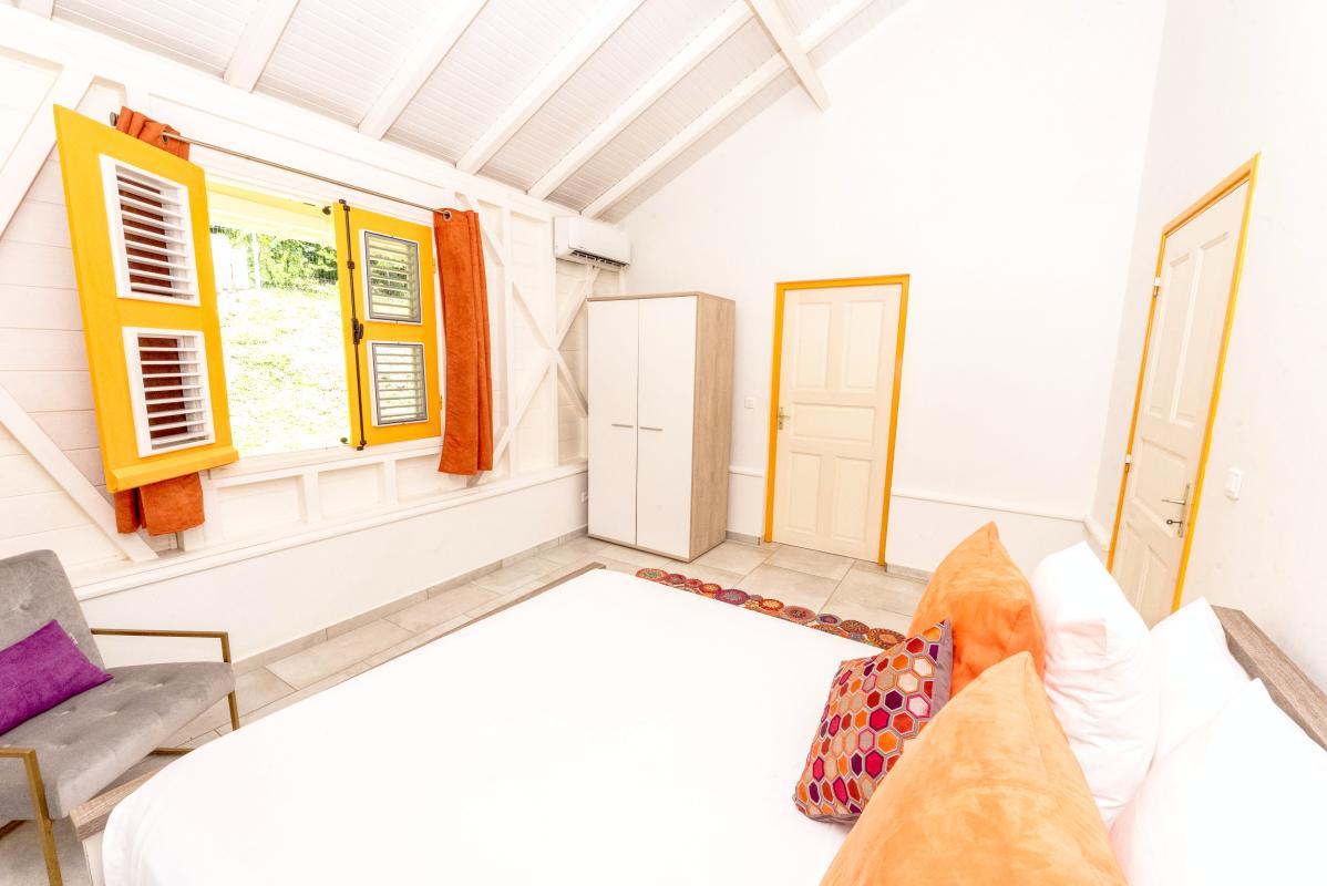 19.Location villa piscine Marie Galante Guadeloupe_Chambre 1